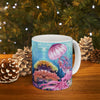 Underwater Marine Life Scene Ceramic Mug | Ocean Lover Gift