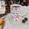 Pastel Starfish Shells Coffee Mug | Beach Seashell Ceramic Cup