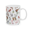 Watercolor Bird Coffee Mug, Birdwatcher Nature Lover Gift