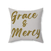 Grace & Mercy Decorative Throw Pillow (Various Sizes)
