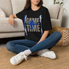 Game Time Soccer T-Shirt, Athlete Silhouette Graphic Tee, Sports Fan, Player Gift