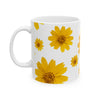 Yellow Daisy Floral Ceramic Coffee Mug (Various Sizes)