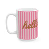 Hello Script Cute Coffee Mug