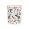 Watercolor Bird Coffee Mug, Birdwatcher Nature Lover Gift