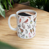 Watercolor Bird Coffee Mug, Birdwatcher Nature Lover Gift