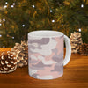 Pink Camo Ceramic Mug – Stylish Camouflage Coffee Cup