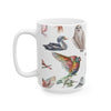 Watercolor Bird Illustrations Coffee Mug