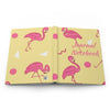 Pink Flamingo Writing Journal - Hardcover Notebook for Notes & Reflections