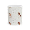 Dog Pattern Ceramic Mug | Adorable Beagle & White Dog Cup