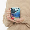 Underwater Marine Life Scene Ceramic Mug | Ocean Lover Gift