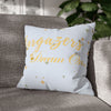 Stargazers Dream On Pillowcase | Decorative Throw Pillow Cover | Light Blue Color