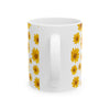 Yellow Daisy Floral Ceramic Coffee Mug (Various Sizes)