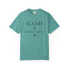 God Over Everything Comfort Colors® T-Shirt, Christian Tee, Faith Based Gift