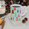 Ice Cream Popsicle Coffee Mug | Colorful Frozen Treat  Ceramic Cup