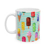 Ice Cream Popsicle Coffee Mug | Colorful Frozen Treat  Ceramic Cup