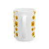 Yellow Daisy Floral Ceramic Coffee Mug (Various Sizes)