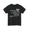 Just a Girl Who Loves God T-Shirt, Faith-Based Gift, Christian Tee