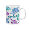 Watercolor Sea Turtle Coffee Mug, Ocean-Themed Ceramic Cup