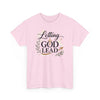 Faith T-Shirt — "Letting God Lead" Inspirational Christian Tee