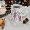 Watercolor Seahorse Coffee Mug, Ocean Life Ceramic Cup