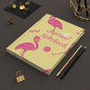 Pink Flamingo Writing Journal - Hardcover Notebook for Notes & Reflections
