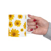 Daisy Flower Coffee Mug, Bright & Sunny Botanical Gift