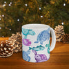 Watercolor Sea Turtle Coffee Mug, Ocean-Themed Ceramic Cup