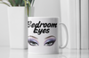 Dreamy "Bedroom Eyes" Ceramic Coffee Cup | Glam Cup Gift