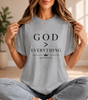 God Over Everything Comfort Colors® T-Shirt, Christian Tee, Faith Based Gift
