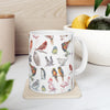 Watercolor Bird Coffee Mug, Birdwatcher Nature Lover Gift