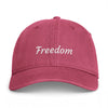 Freedom Embroidered Hat | Comfort Colors® Coastal Vintage Baseball Cap