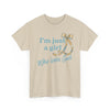 Just a Girl Who Loves God T-Shirt, Faith-Based Gift, Christian Tee