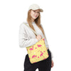 Pink Flamingo Birds Tote | Tropical Canvas Bag Gift