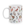 Watercolor Bird Coffee Mug, Birdwatcher Nature Lover Gift