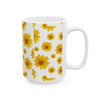 Yellow Daisy Floral Ceramic Coffee Mug (Various Sizes)