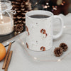 Dog Pattern Ceramic Mug | Adorable Beagle & White Dog Cup