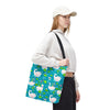 Beautiful Swan Pond Tote | Waterlily Canvas Bag Gift