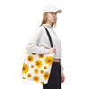Yellow Daisy Floral Tote | Sun Flower Canvas Bag Gift
