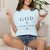 God Over Everything Comfort Colors® T-Shirt, Christian Tee, Faith Based Gift