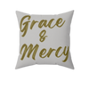 Grace & Mercy Decorative Throw Pillow (Various Sizes)
