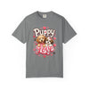 Puppy Love T-Shirt, Comfort Colors® Cute Puppies & Hearts Graphic Tee, Dog Mom Gift