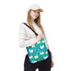 Beautiful Swan Pond Tote | Waterlily Canvas Bag Gift