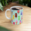 Ice Cream Popsicle Coffee Mug | Colorful Frozen Treat  Ceramic Cup