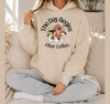 The Day Begins After Coffee | Coffee and Donut Hoodie | Coffee Lover Gift