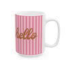 Hello Script Cute Coffee Mug