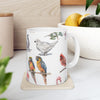 Watercolor Bird Illustrations Coffee Mug