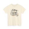 Faith T-Shirt — "Letting God Lead" Inspirational Christian Tee