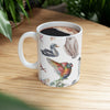 Watercolor Bird Illustrations Coffee Mug