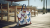 Butterfly Print Tote Bag | Colorful Monarch Watercolor Canvas Bag