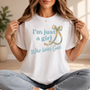 Just a Girl Who Loves God T-Shirt, Faith-Based Gift, Christian Tee